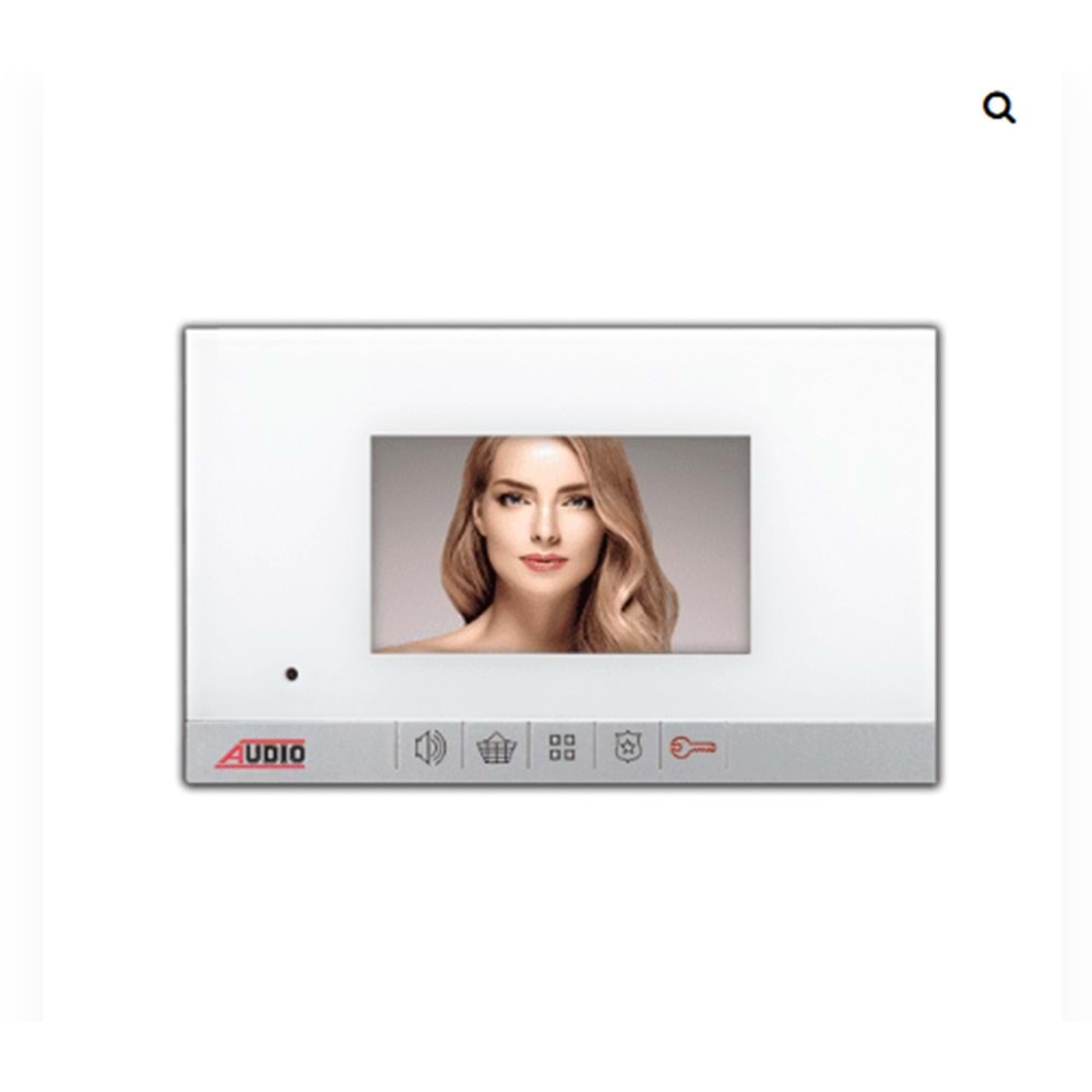 AUDIO (KDV DAHİL)4.3 İNC VİLLA İLAVE İÇ SET BEYAZ BUS PLUS GD-18 MEKANİK BUTTON HFREE
