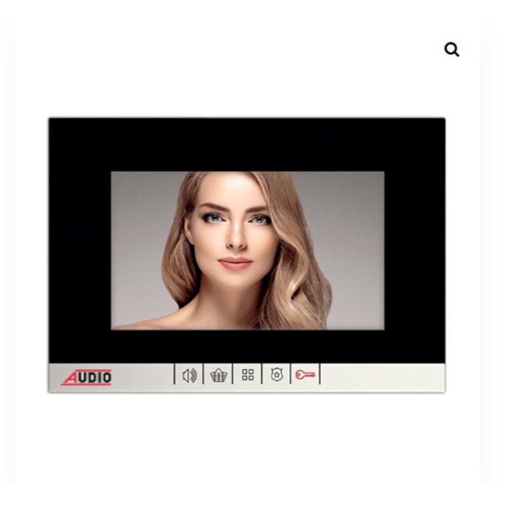 AUDIO (KDV DAHİL)7 İNC VİLLA İLAVE İÇ SET SİYAH BUS PLUS GD-18 MEKANİK BUTTON HFREE