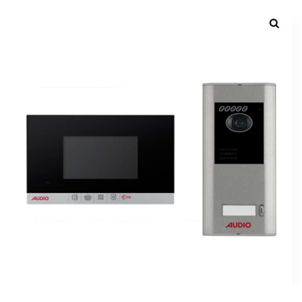 AUDIO (KDV DAHİL) 4.3 İNC VİLLA SET SİYAH BUS PLUS GSET-18