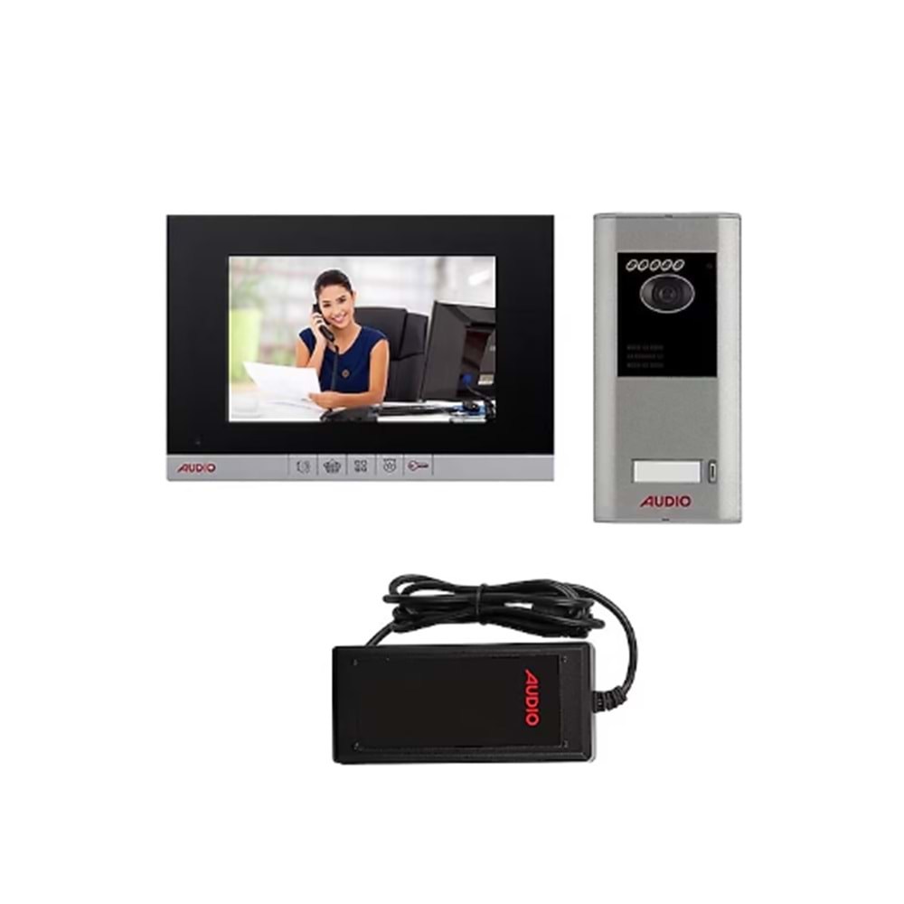 AUDIO (KDV DAHİL) 7 İNC VİLLA SET SİYAH BUS PLUS GSET-18