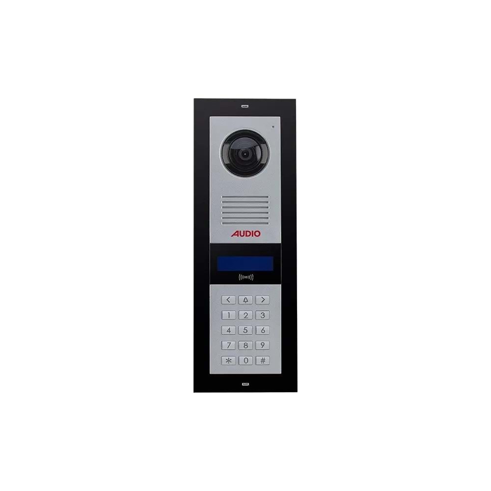 AUDIO (KDV DAHİL) BUSPLUS 2X16 CM LCD EKRANLI ZİL PANELİ (MEKANİK BUTONLU-KART OKUYUCULU)