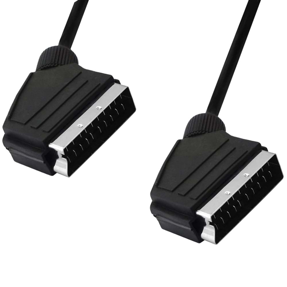 HERZ RC-01 1.2 METRE 7MM POŞETLİ SCART SCART KABLO