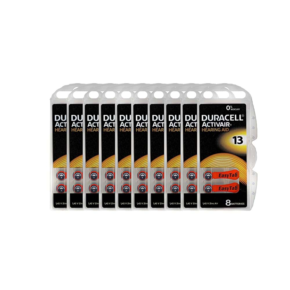 DURACELL ACTİVAİR 13 NUMARA KULAKLIK PİLİ (BLİSTER FİYATI)