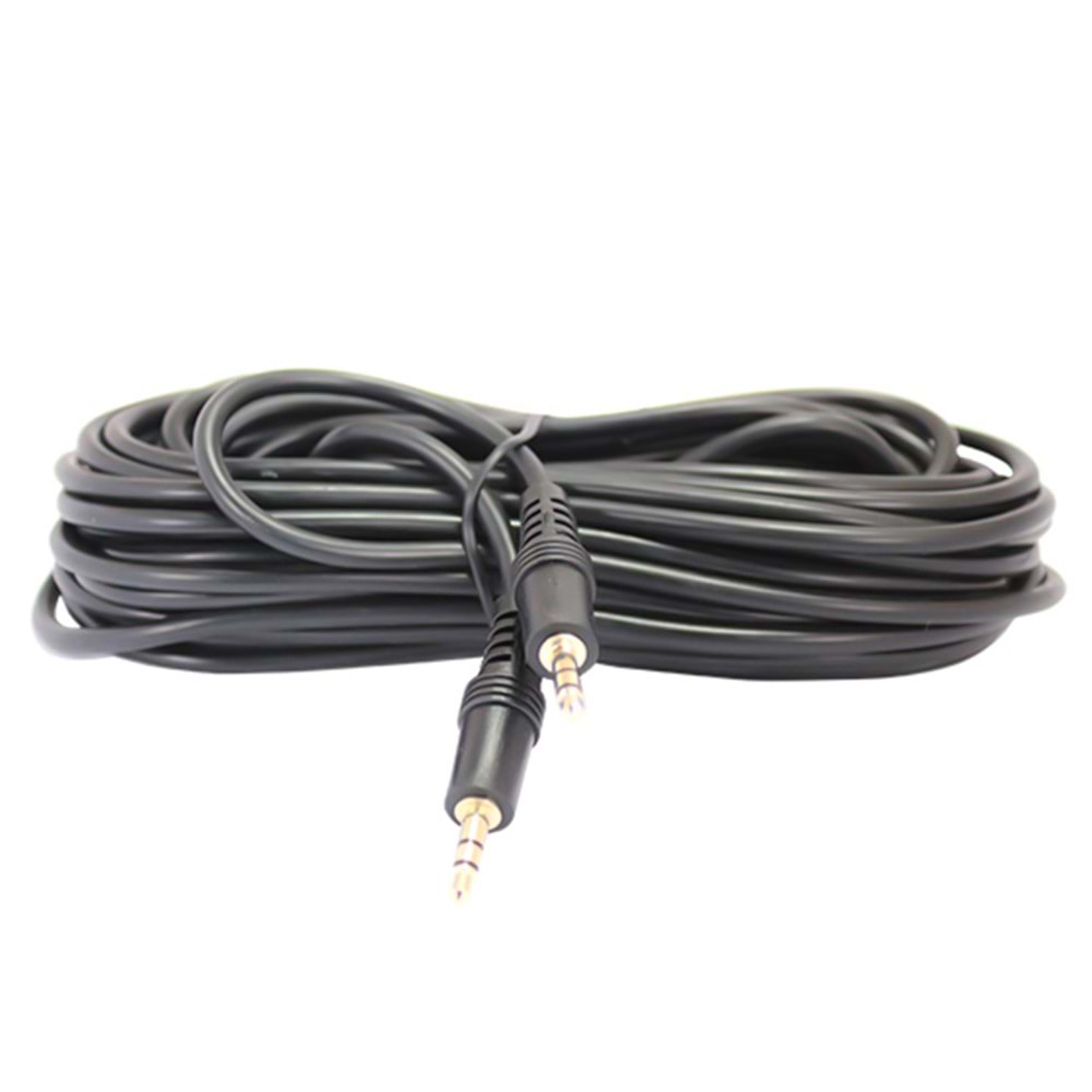3,5MM ERKEK/ERKEK 10 METRE STREO AUX KABLO