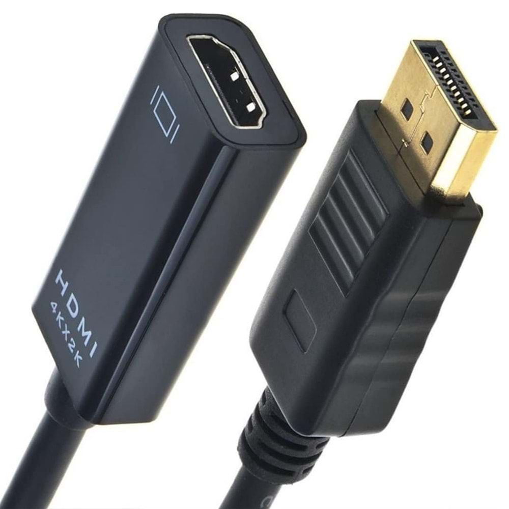POWERMASTER PM-14030 DISPLAY PORT ERKEK TO HDMI DİŞİ 4K*2K 25CM ÇEVİRİCİ KABLOPOWERMASTER PM-14030 DISPLAY PORT ERKEK TO HDMI DİŞİ 4K*2K 25CM ÇEVİRİCİ KABLO