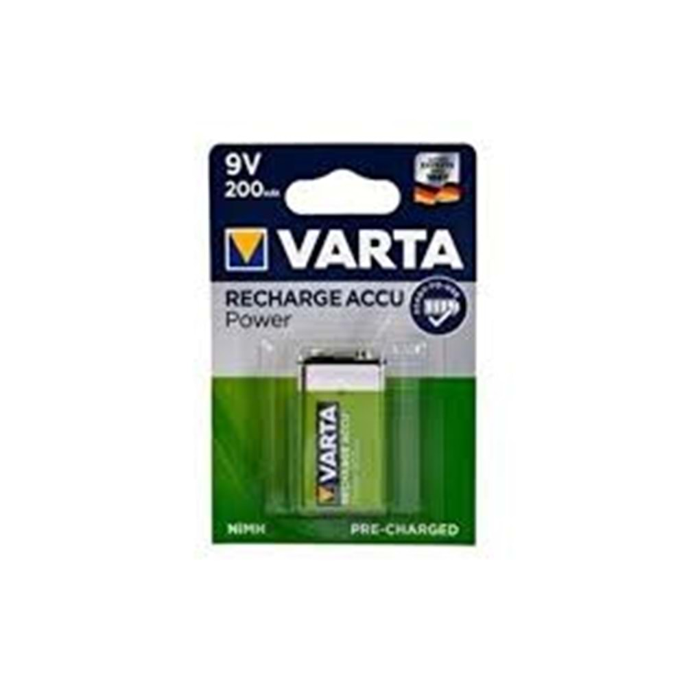 VARTA 9 VOLT - 200 MAH ŞARJLI PİL