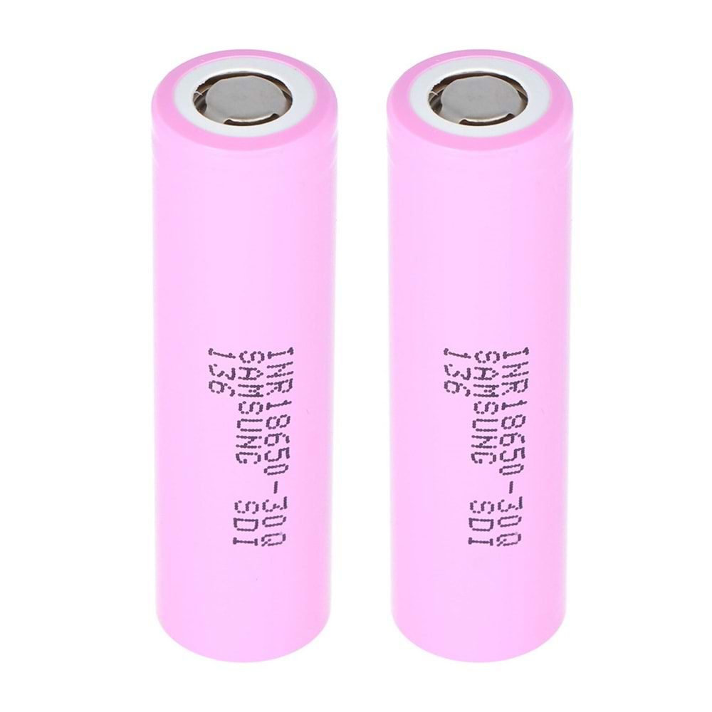 SAMSUNG INR 18650 3.7 VOLT 3000 MAH LI-ION (ADET FİYATI)