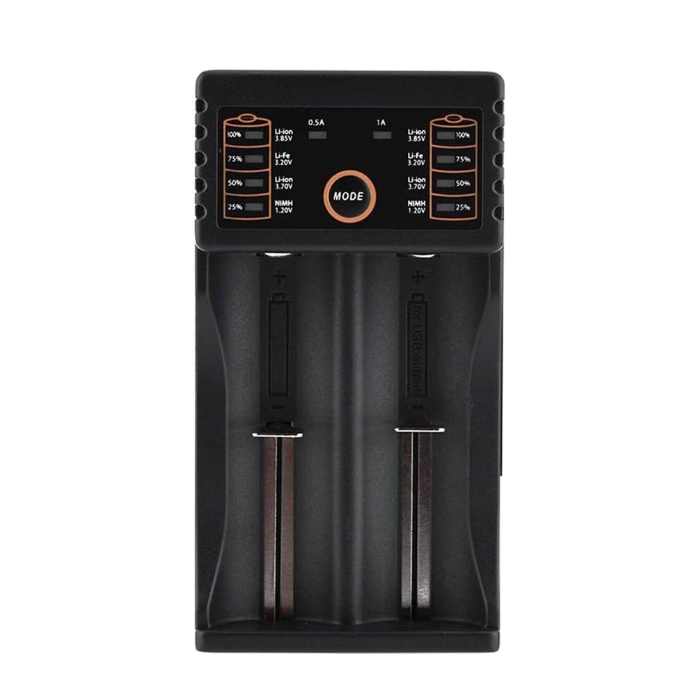 POWERMASTER PMR-HG2 18650 4.2V 500MA/1000MA PİL ŞARJ CİHAZIPOWERMASTER PMR-HG2 18650 4.2V 500MA/1000MA PİL ŞARJ CİHAZI