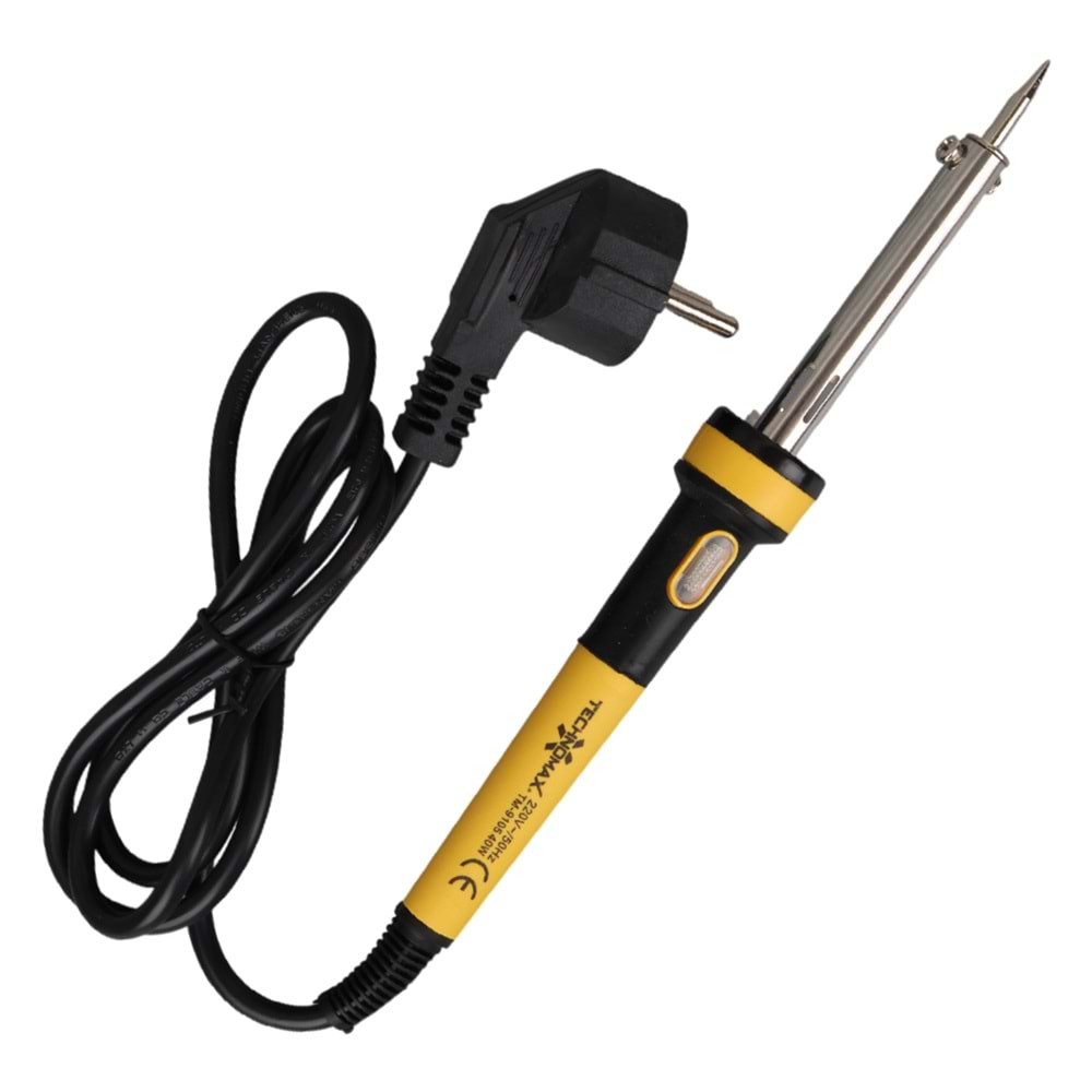 TECHNOMAX TM-9105 40 WATT KALEM HAVYA LEHİM MAKİNESİ AC220V 120CM KABLOTECHNOMAX TM-9105 40 WATT KALEM HAVYA LEHİM MAKİNESİ AC220V 120CM KABLO