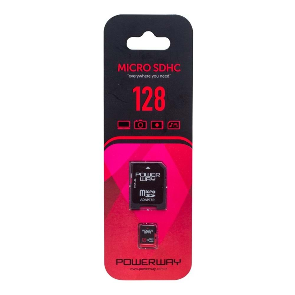 POWERWAY PWR-128 128 GB MICRO SD HAFIZA KARTI