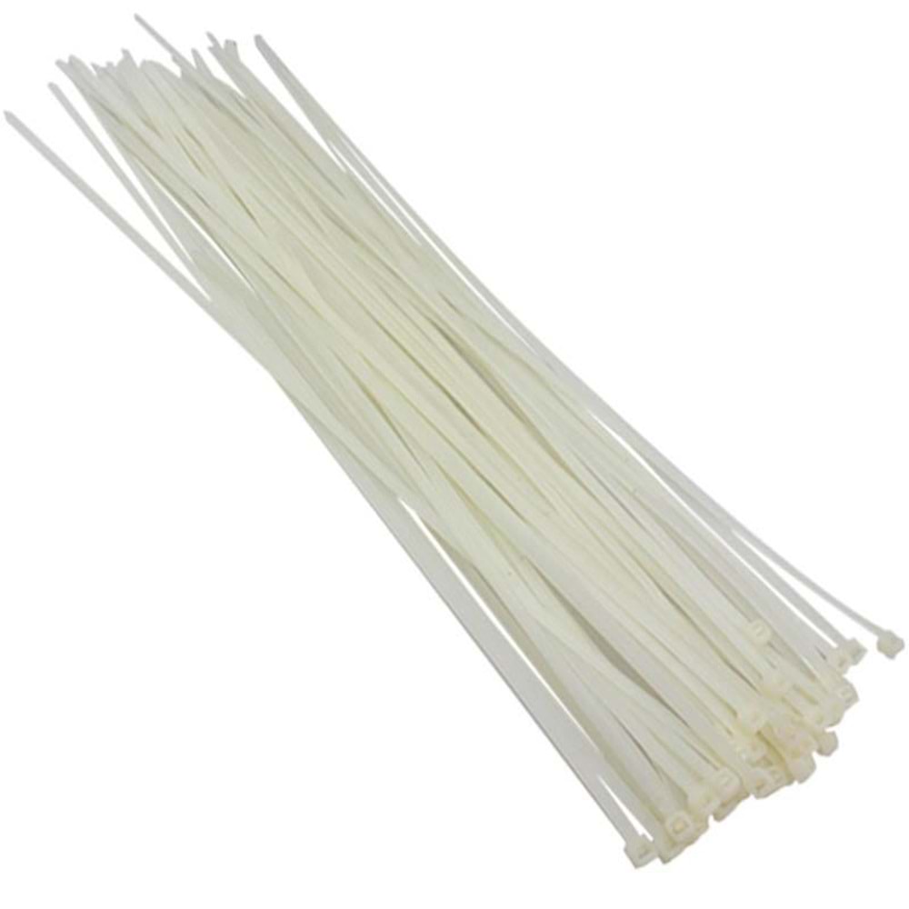 POWERMASTER 20 CM 3.6 MM BEYAZ KABLO BAĞI (100'LÜ PAKET)