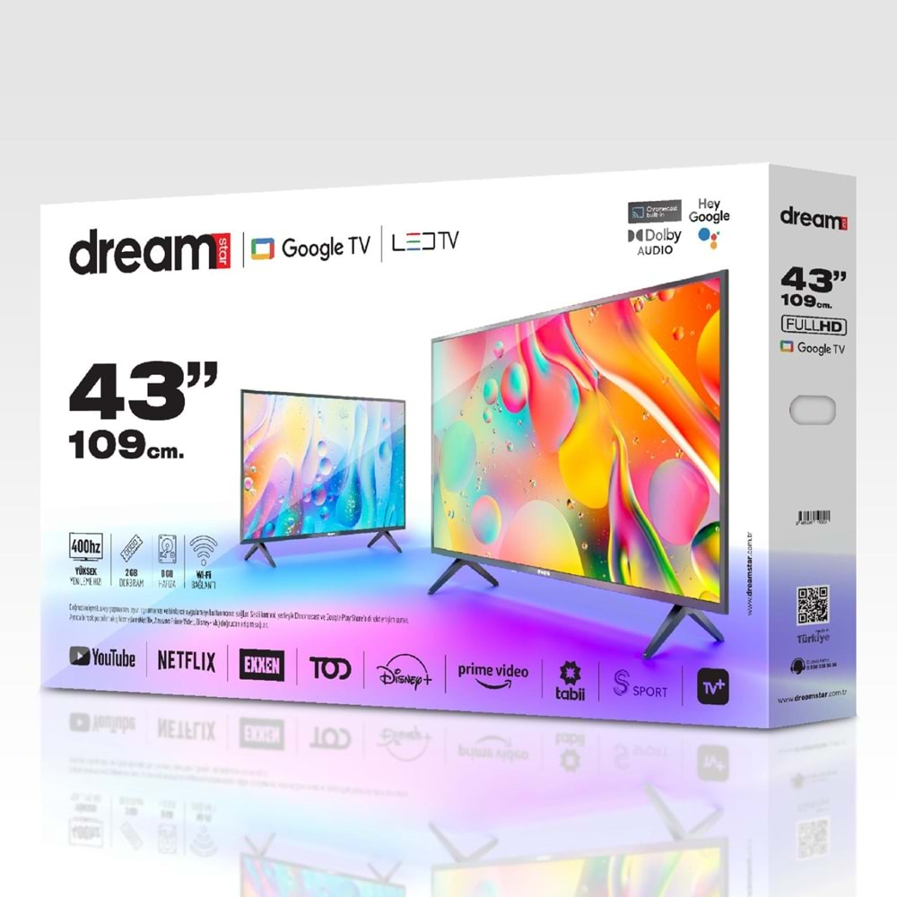 DREAMSTAR 43 INCH GOOGLE ANDROID TV