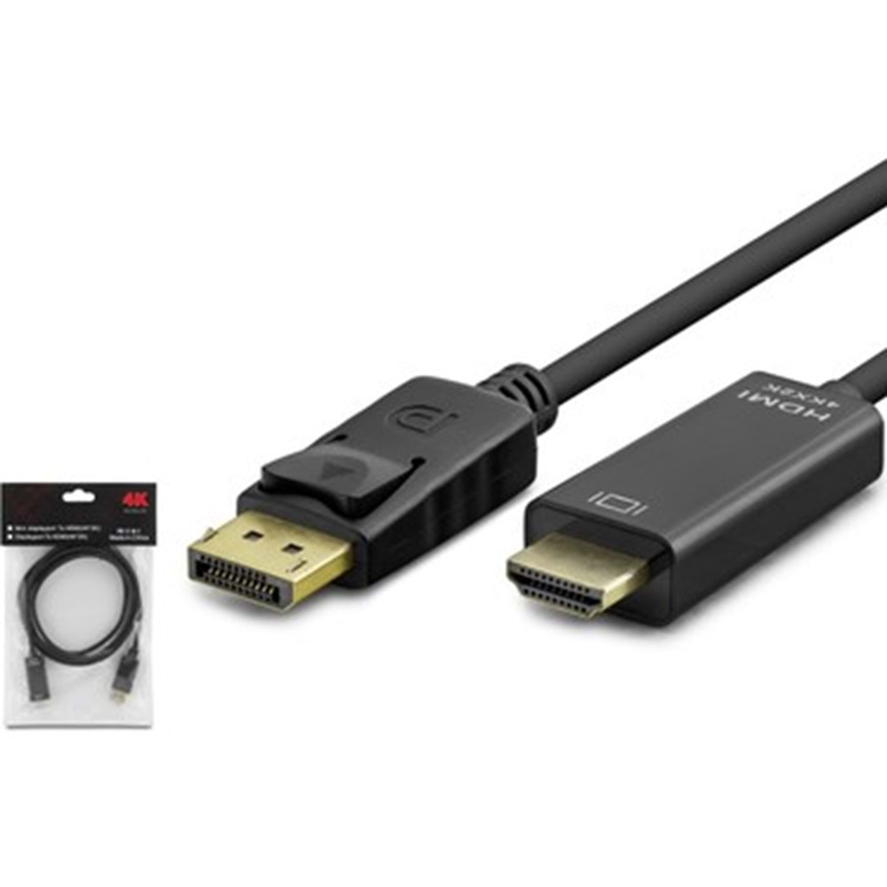 HADRON DSPLAY TO HDMI KABLO 4K 1,8 MT