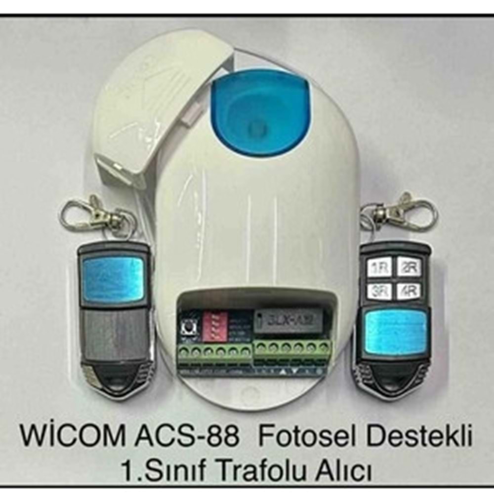 WİCOM FOTOSELLİ KEPENK PANJUR ALICISI + 2 KUMANDA