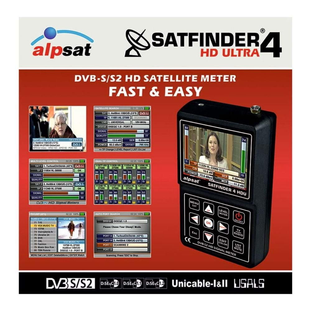 SATFINDER 4 HD ULTRA UYDU BULUCU