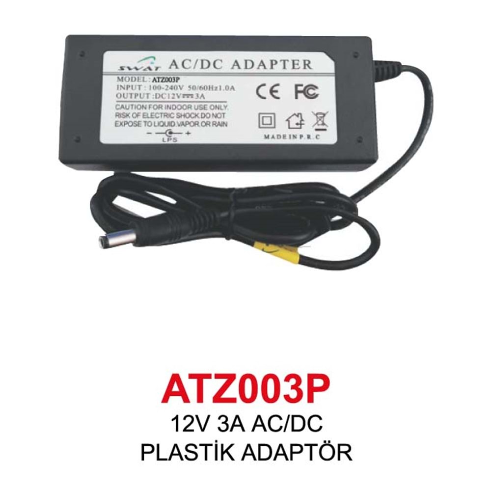 DONG YANG 12V 3AH 1.KALİTE ADAPTÖR