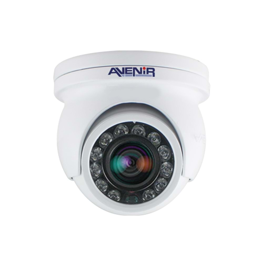 AVENIR 2 MP 2.8 MM MİNİ DOME KAMERA (20 M GECE GÖRÜŞ,METAL KASA,DIŞ MEKANA UYUM,SERVİS ARAÇ İÇİN MONTAJ UYUM)