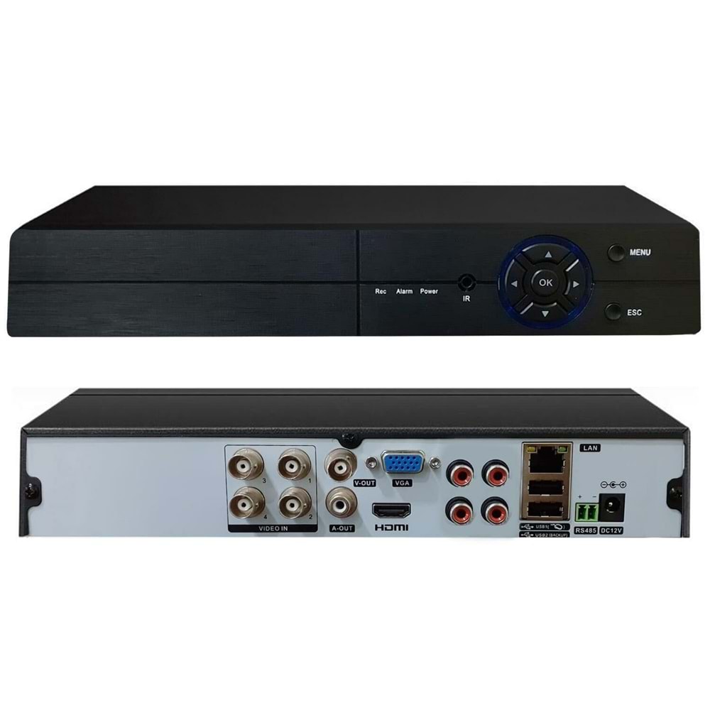 AVENIR 4 KANAL XMYE DVR KAYIT CİHAZI DHL (5 MP DESTEK,1 X 8 TB HDD DESTEK,YÜZ TANIMA,8 KANAL IP KAMERA)