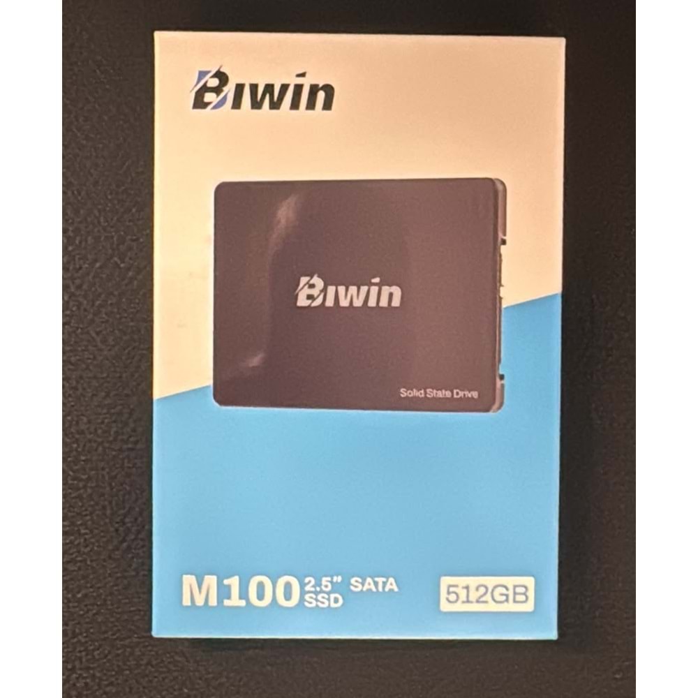 BIWIN M 100 512GB 2.5 İNC SATA 3.0 SSD HARDDİSK