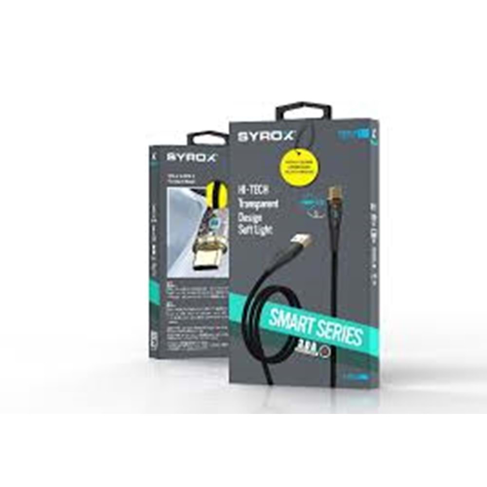 SYROX USB TO TYPE C KABLO 3.0 A YÜKSEK KALİTE