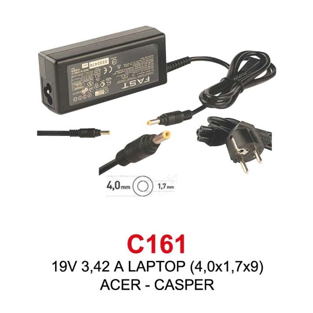 FAST ACER-CASPER 19V3,42AH (4.0*1,79) LAPTOP ADAPTÖR