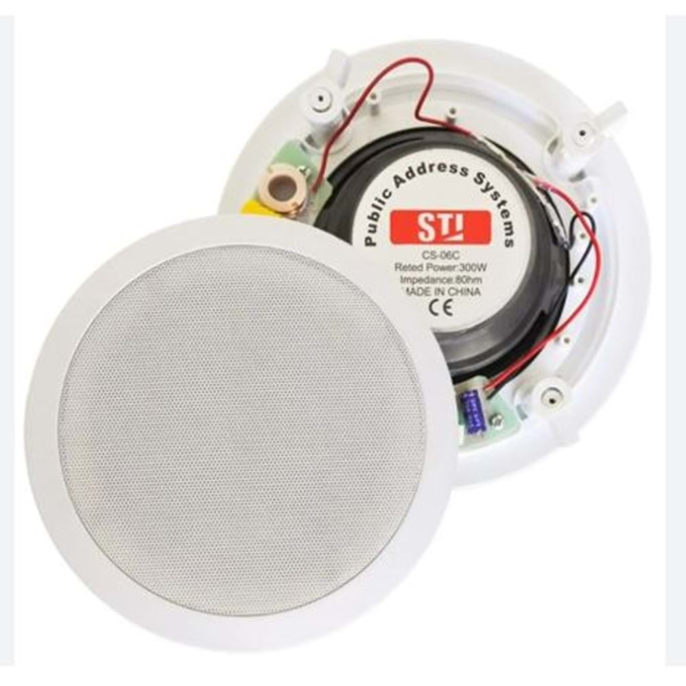 STI ALÇIPAN HOPARLÖR 16 CM BEYAZ