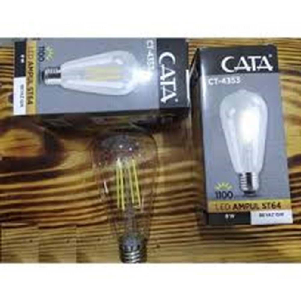 Cata CT-4353 8W Edison Led Ampul GÜNIŞIĞI