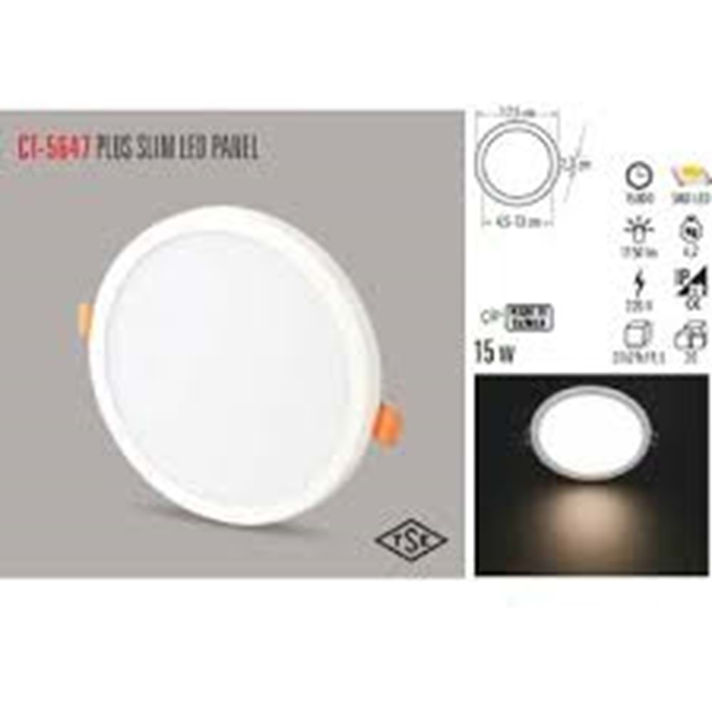 Cata Ct 5647 G 15 W Led Spot GÜN IŞIĞI Ayarlı