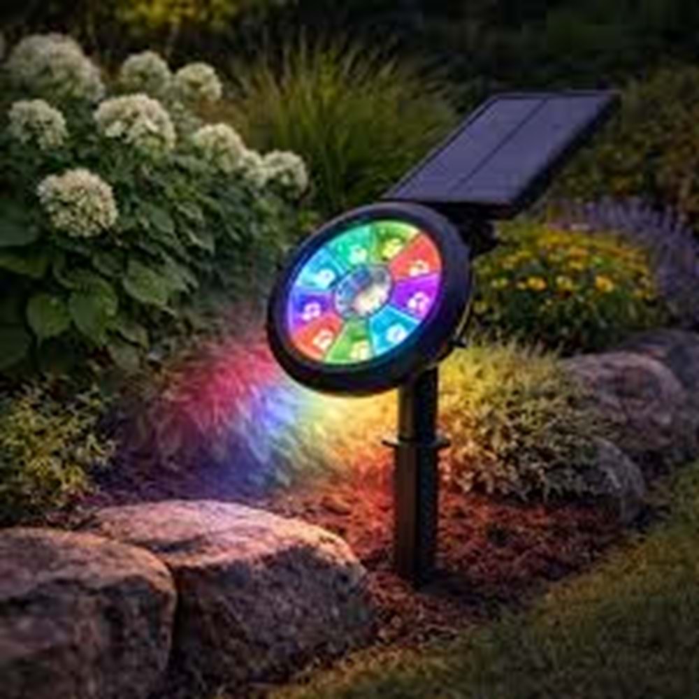 Cata CT-7321 18W RGB Solar Bahçe Armatürü