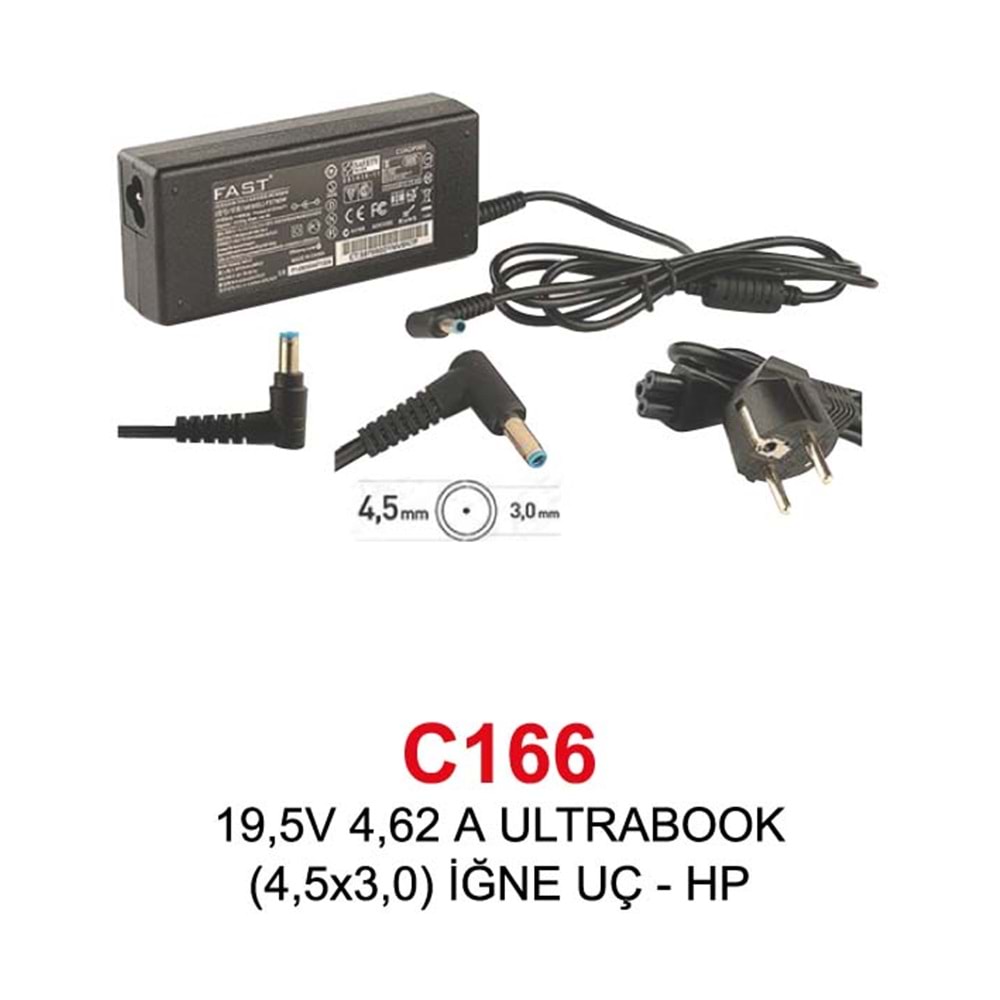 FAST HP İĞNE UÇ 19,5V 4,62AH (4,5*3,0) ULTRABOOK ADAPTÖR