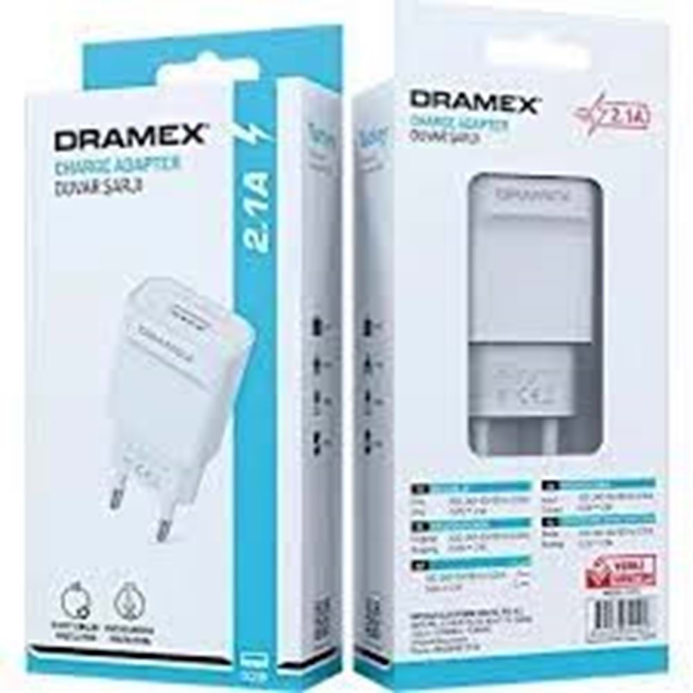 Dramex D21B 2.1 Amper Usb Başlık Şarj Adaptörü