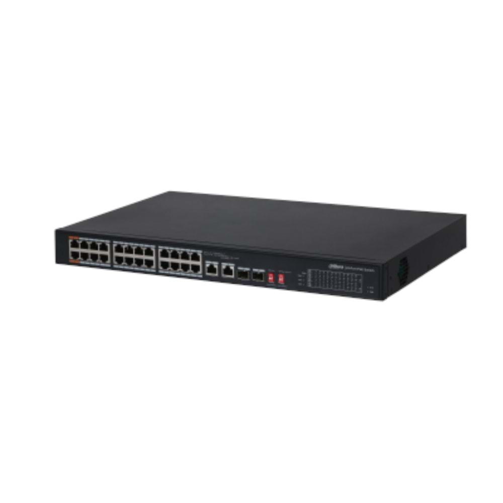 DAHUA PFS3226-24ET-240 24FE PoE Port (240W), 2xCombo SFP Switch