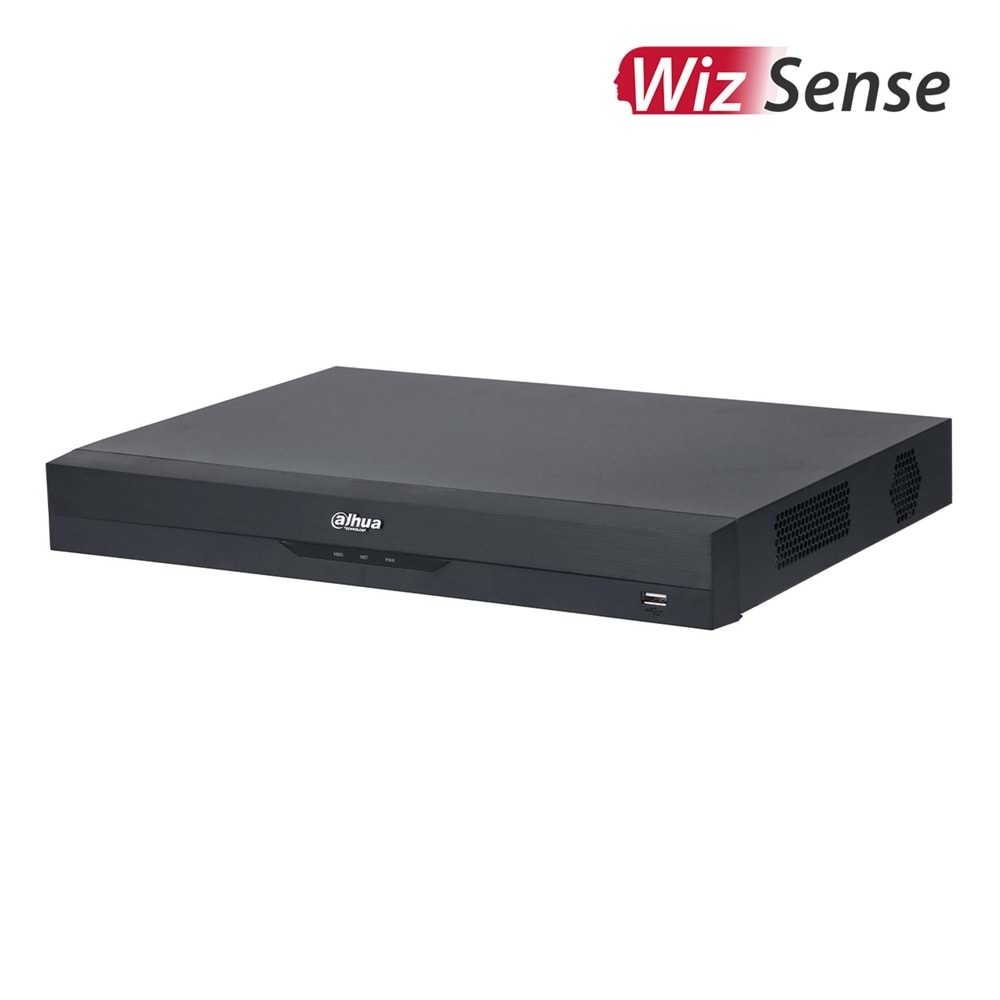 DAHUA 32 Kanal Penta-brid 5M-N/1080P WizSense DVR (5 MP DESTEK,2X10 TB HDD DESTEK,32 ADET 6 MP IP KAMERA DESTEK,SMD Plus(Yüksek doğrulukta alarmverir ve alarmları kişi/araç şeklinde sınıflandırabilir) 2 Kanala Kadar Yüz Algılama,IOT Kameralarla Uyuml