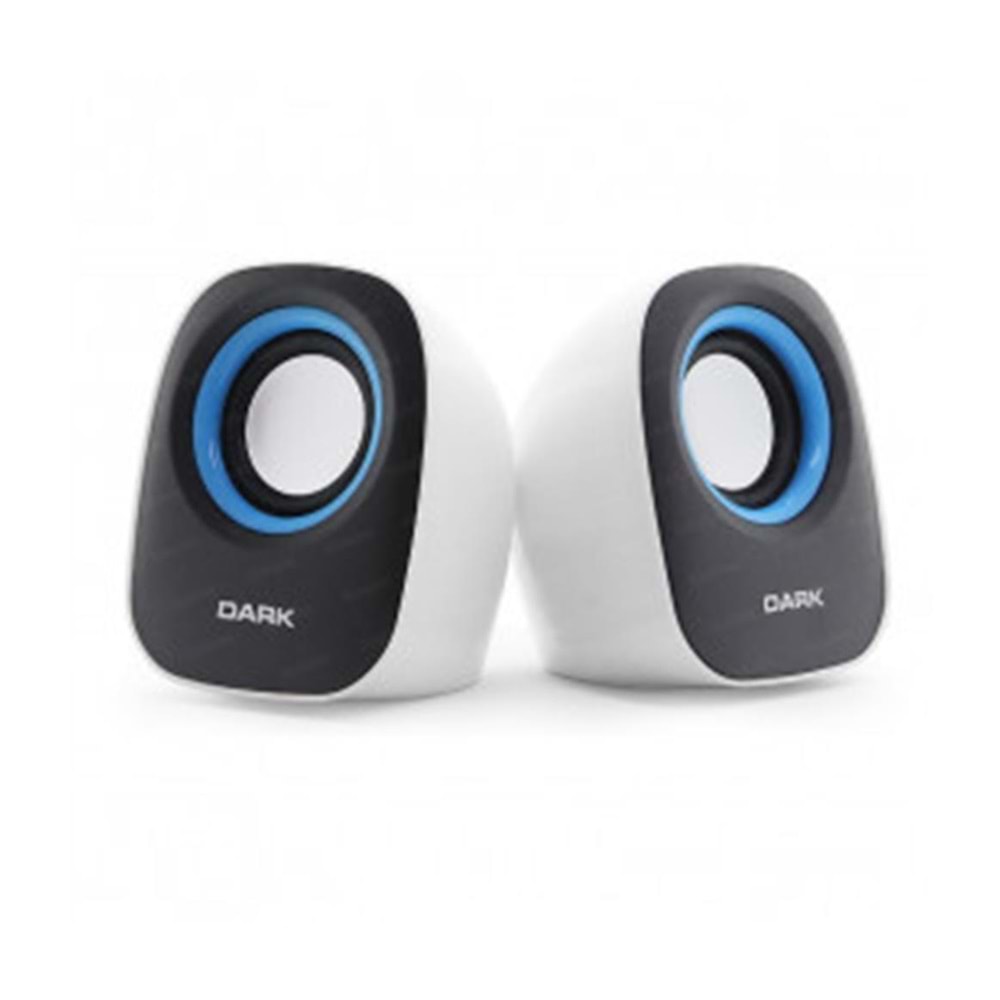 Dark DK-AC-SP100 Beyaz 1+1 Multimedia USB Speake