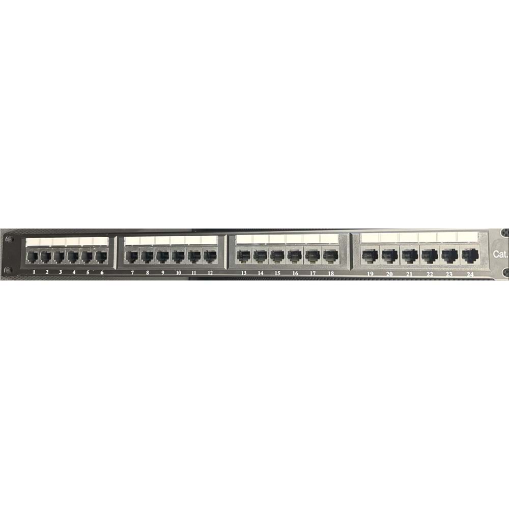 PG CAT6 UTP 24 PORT FULL DOLU PATCH PANEL