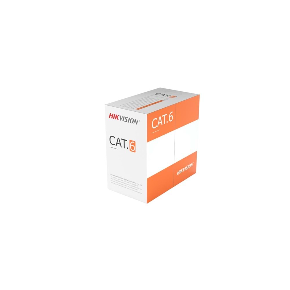 HIKVISION KABLO DATA CCA CAT6 DS-1LN6UU/CCA(O-STD) GRI 305M