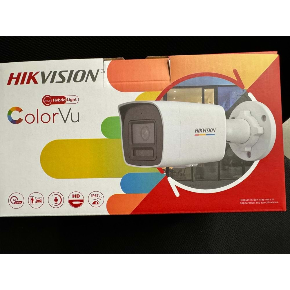 HIKVISION IP 2 MP COLORVU VE SMART HYBRID IŞIKLI BULLET NETWORK IP KAMERA MİKROFONLU