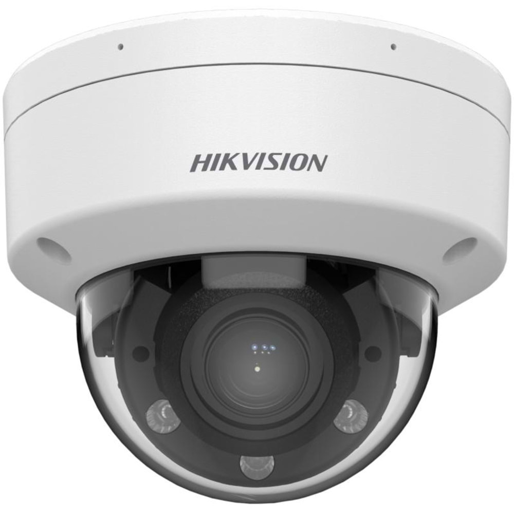 HIKVISION IP 6 MP 2.8-12 MM SMART HYBIRD LIGHT VARIFOCAL DOME KAMERA (DAHİLİ MİKROFON,İNSAN VE ARAÇ ALGILAMA,512 GB SD KART DESTEK,MOTORİZE LENS,IP67 DIŞ MEKANA UYUM,30 METRE GECE GÖRÜŞ,GECE RENKLİ GÖRÜŞ)