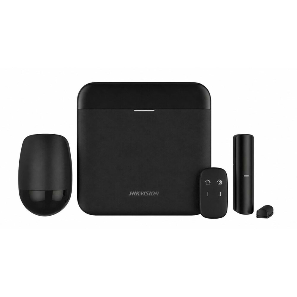 HIKVISION KABLOSUZ ALARM KİTİ AX PRO(SİYAH)(PIR+MANYETİKKONTAK+KUMANDA HEDİYE ÇIKAR)