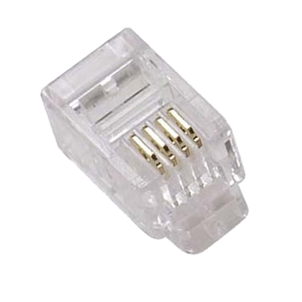 OEM 6P4C MODÜLER PLUG RJ11 DHL(ADET FİYATI)