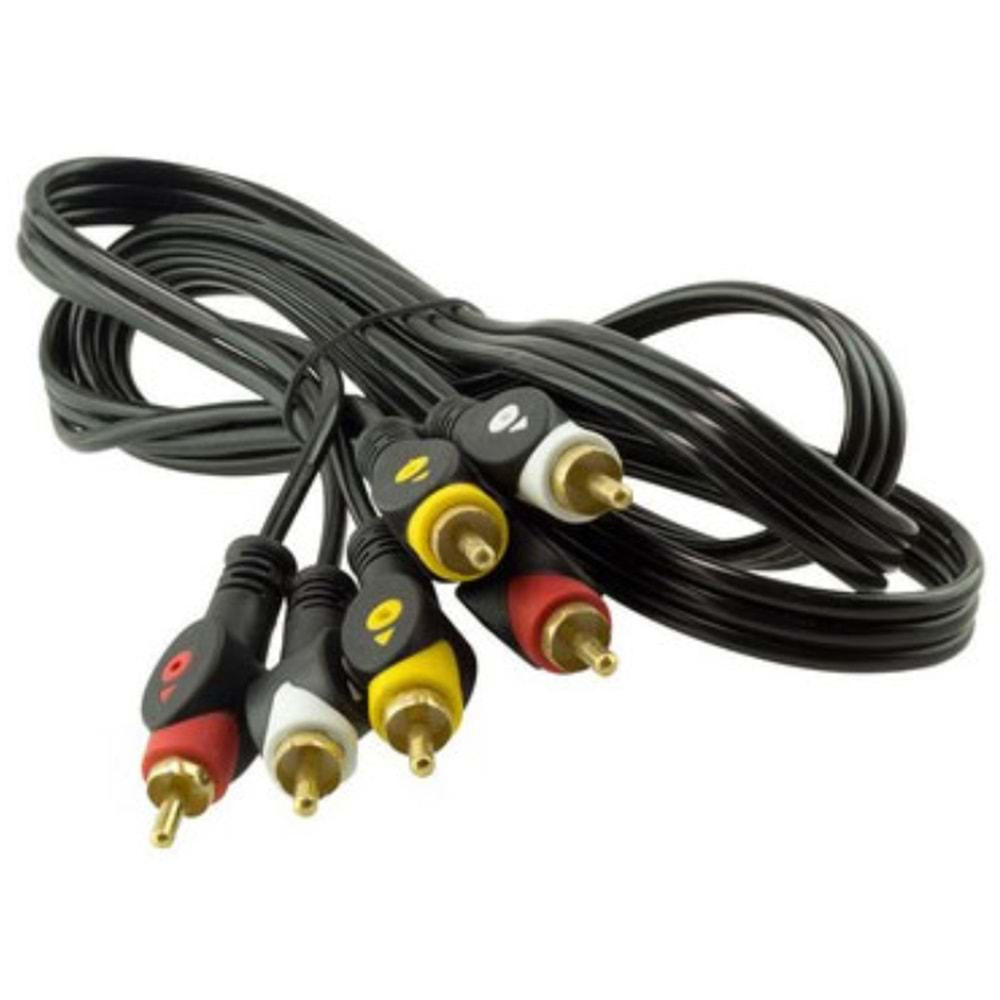 OEM 3RCA-3RCA 3 metre Gold Jack