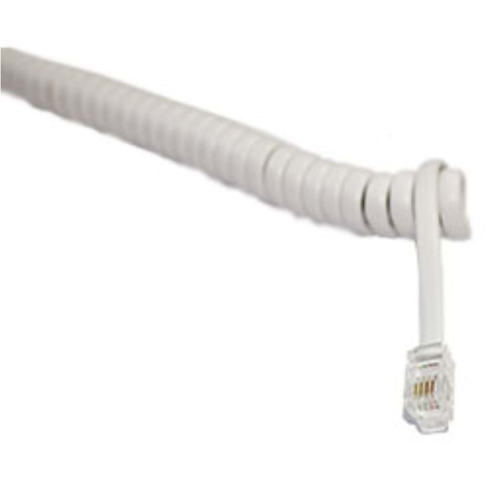 TELEFON SPİRAL KABLOSU TEL035 9FT KODLUKARIŞIK RENK DHL