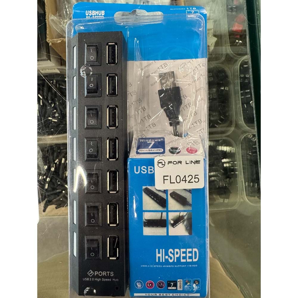 FORLINE 7 PORT 2.0 USB ÇOKLAYICI