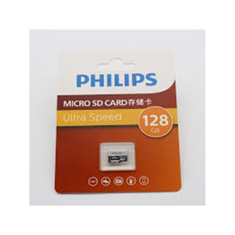 Philips 128GB MicroSD Hafıza Kartı (Adaptörsüz)