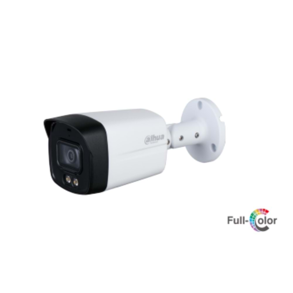 DAHUA 2MP 3.6mm Full Color HDCVI Bullet Kamera(40 M GECE GÖRÜŞ,Dahili Mikrofon)