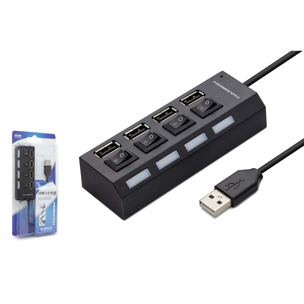 HADRON 3.0 4 PORT ANHTARLI USB ÇOKLAYICI