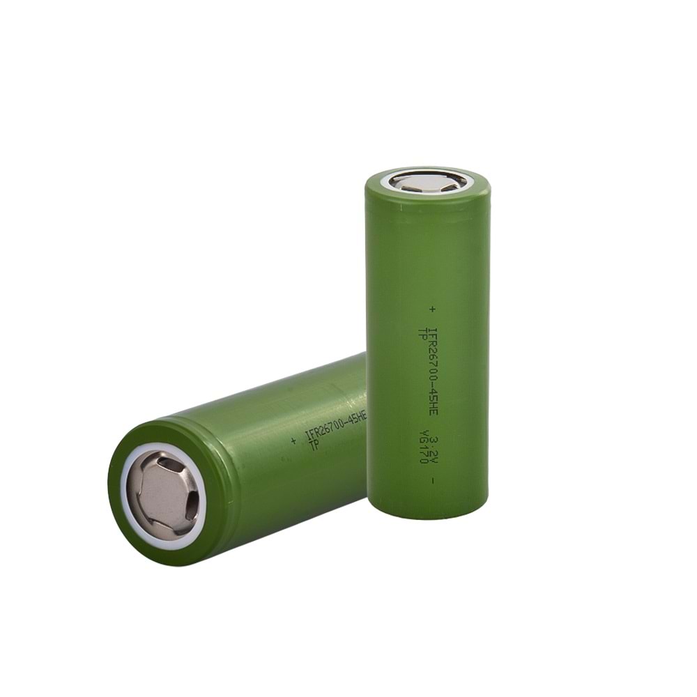 Tenpower IFR26700-45HE - 3.2V 4500 Mah LiFePo4 Şarjlı Pil - 9A