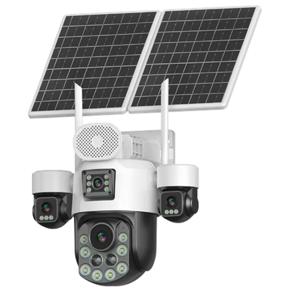 INOX 4 KAMERALI 3 PTZ 1 SABİT (36X ZOOM) 4G SİM KARTLI AOV KAMERA ÇİFT GÜNEŞ PANEL(UYGULAMA:HiEasy,AOV SÜREKLİ KAYIT,GECE RENKLİ GÖRÜŞ,HAREKET ALGILAMA,UYGULAMA BİLDİRİMİ,OTOMATİK TAKİP,ÇİFT YÖNLÜ SES,256 GB SD KART DESTEK)