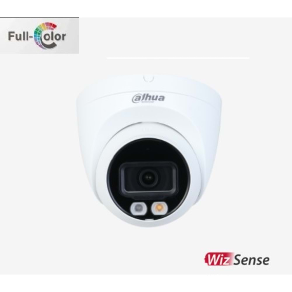 DAHUA HDW2449T-S-IL 4MP 2.8mm Full-color Smart Dual Illumination Dome Kamera