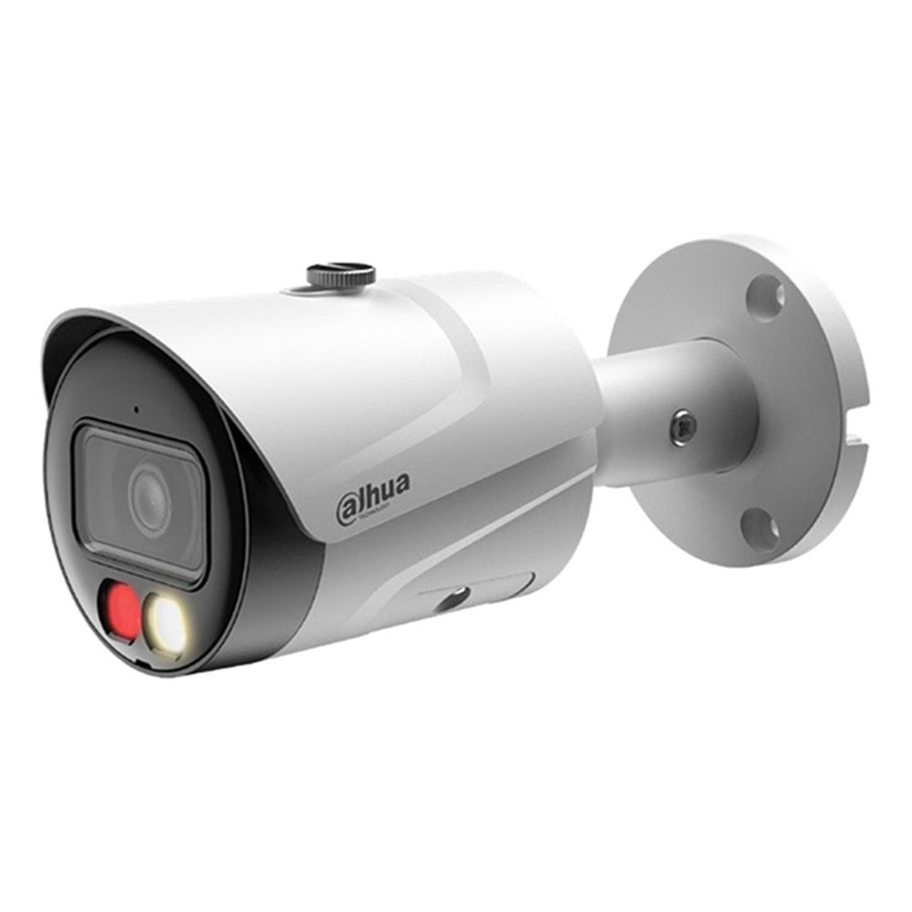 DAHUA IPC-HFW1249S-S-IL 2MP 3.6mm Akıllı Çift Işıklı Bullet Kamera (DAHİLİ MİKROFON,30m IR+30m)